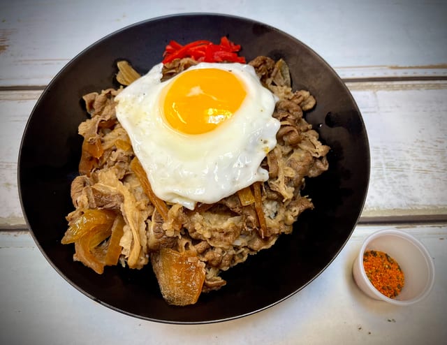 Beef Gyudon.