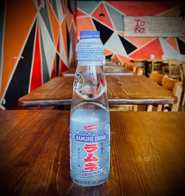 Ramune Carbonated Drink.