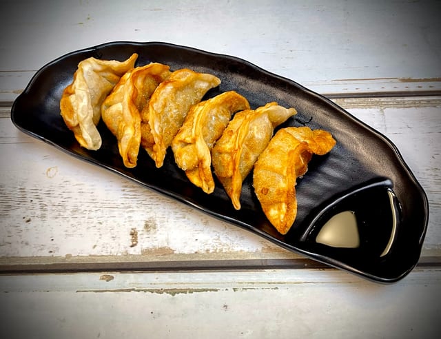 Beef Gyoza.