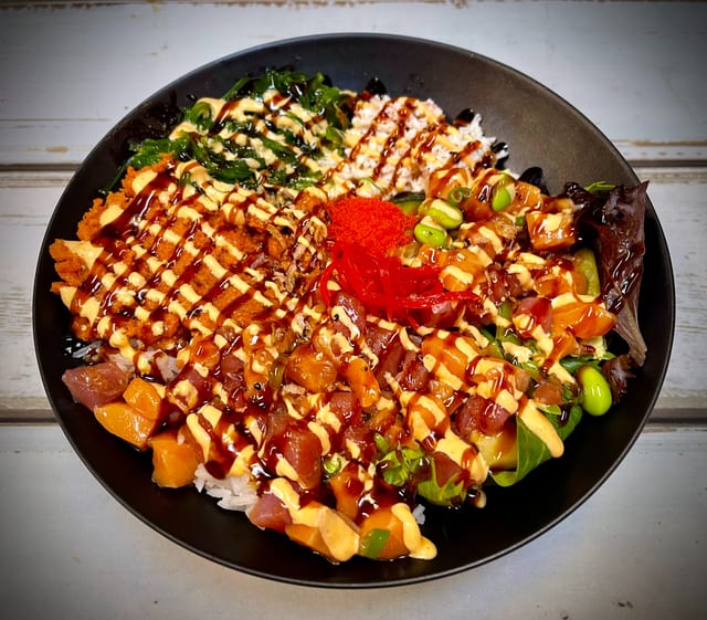 Poke with 3 Proteins.