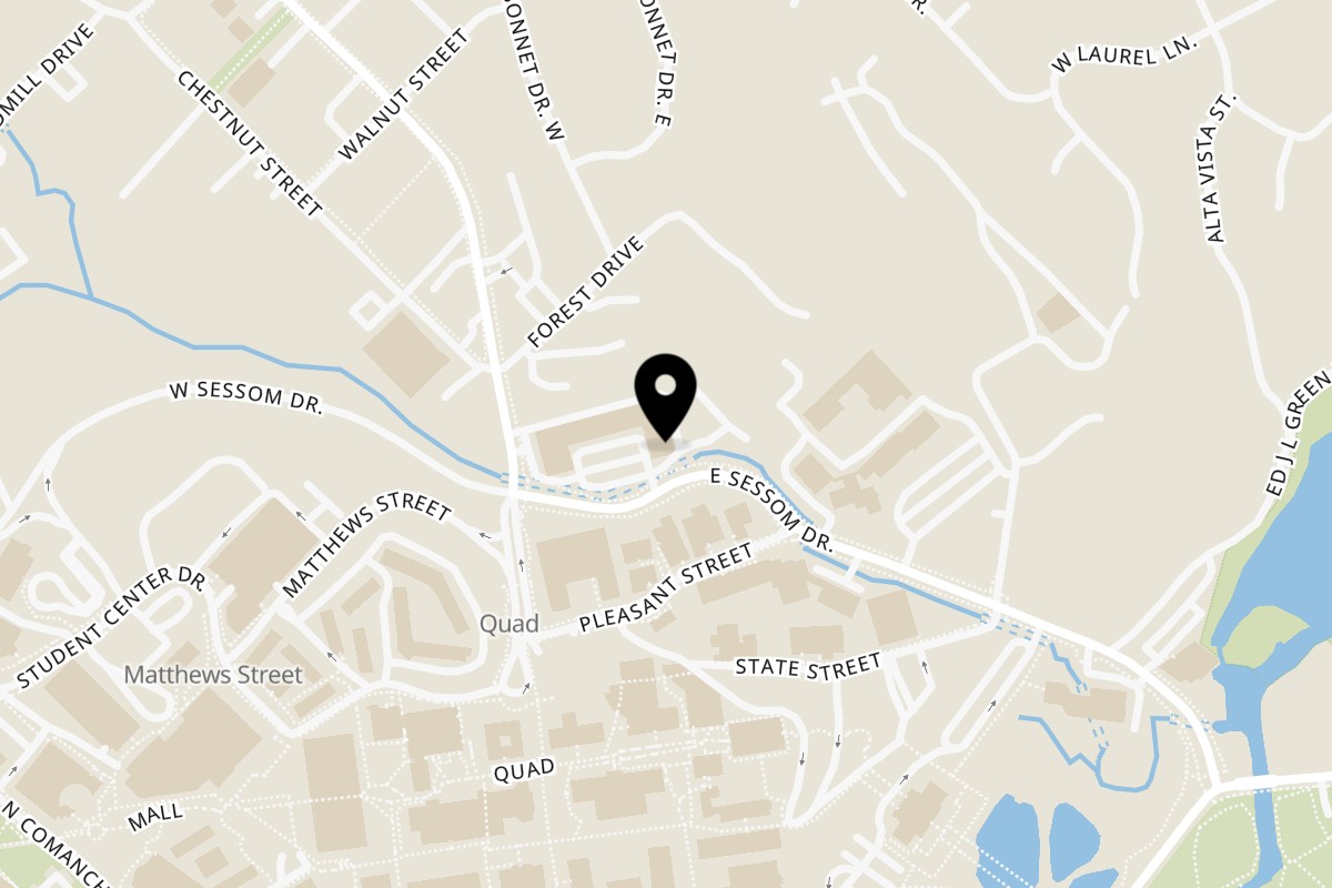 Map showing the location of Toro Ramen and Poke Barn on 700 N LBJ Dr Ste 114 in San Marcos